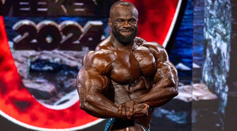 Samson Dauda at 2024 Mr. Olympia prejudging